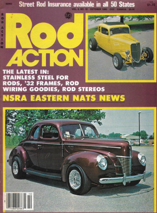 ROD ACTION 1980 OCT - '32 FRAMES, WIRING, MELLOW YELLOW, COUPE DEBOY*